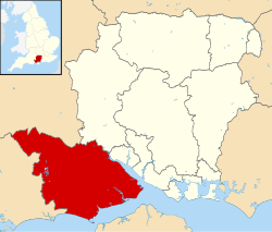 New Forest UK locator map